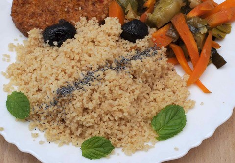 recette semoule de couscous bio