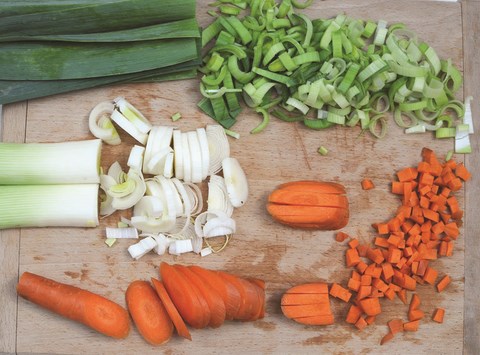 recette poireau carottes vapeur