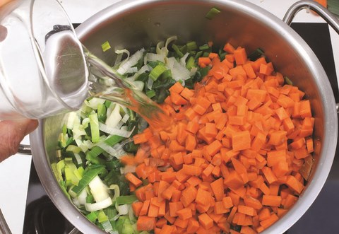 recette poireau carottes vapeur